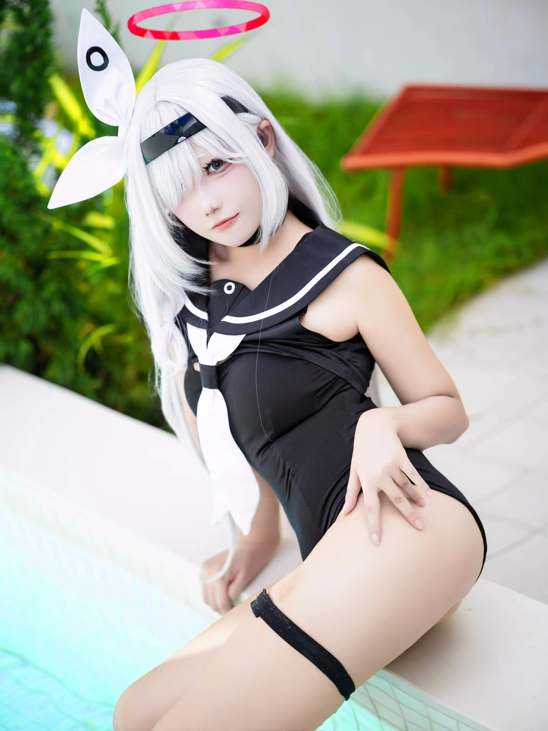 Coser@Zhui Xing Da Cong Ming No.002 Zhuixing Plana Swimsuit Cosplay Feb (48 photos) - Zhui Xing Da Cong Ming (坠星大聪明) - Photo 24 of 48
