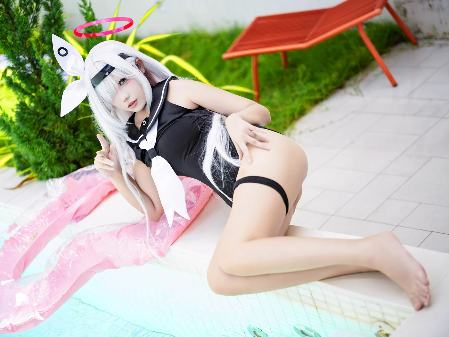 Coser@Zhui Xing Da Cong Ming No.002 Zhuixing Plana Swimsuit Cosplay Feb (48 photos) - Zhui Xing Da Cong Ming (坠星大聪明) - Photo 25 of 48