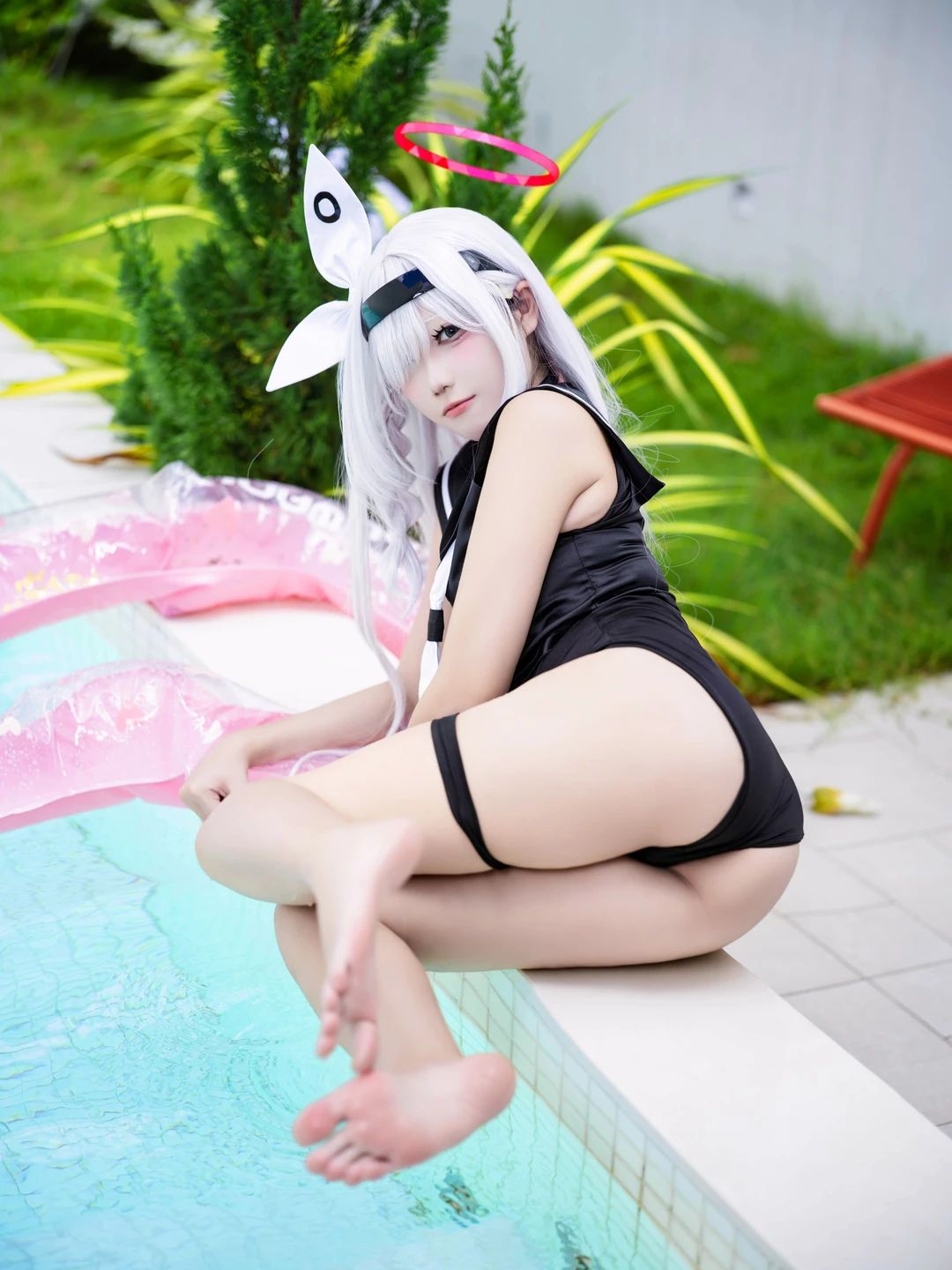 Coser@Zhui Xing Da Cong Ming No.002 Zhuixing Plana Swimsuit Cosplay Feb (48 photos) - Zhui Xing Da Cong Ming (坠星大聪明) - Photo 27 of 48