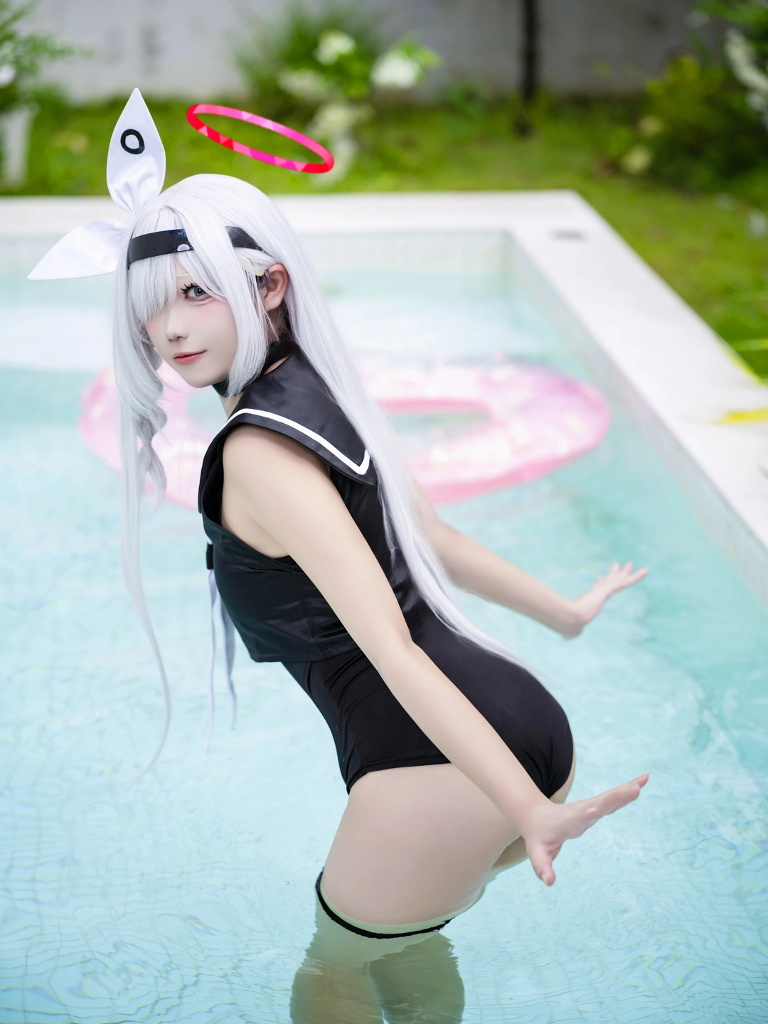 Coser@Zhui Xing Da Cong Ming No.002 Zhuixing Plana Swimsuit Cosplay Feb (48 photos) - Zhui Xing Da Cong Ming (坠星大聪明) - Photo 34 of 48