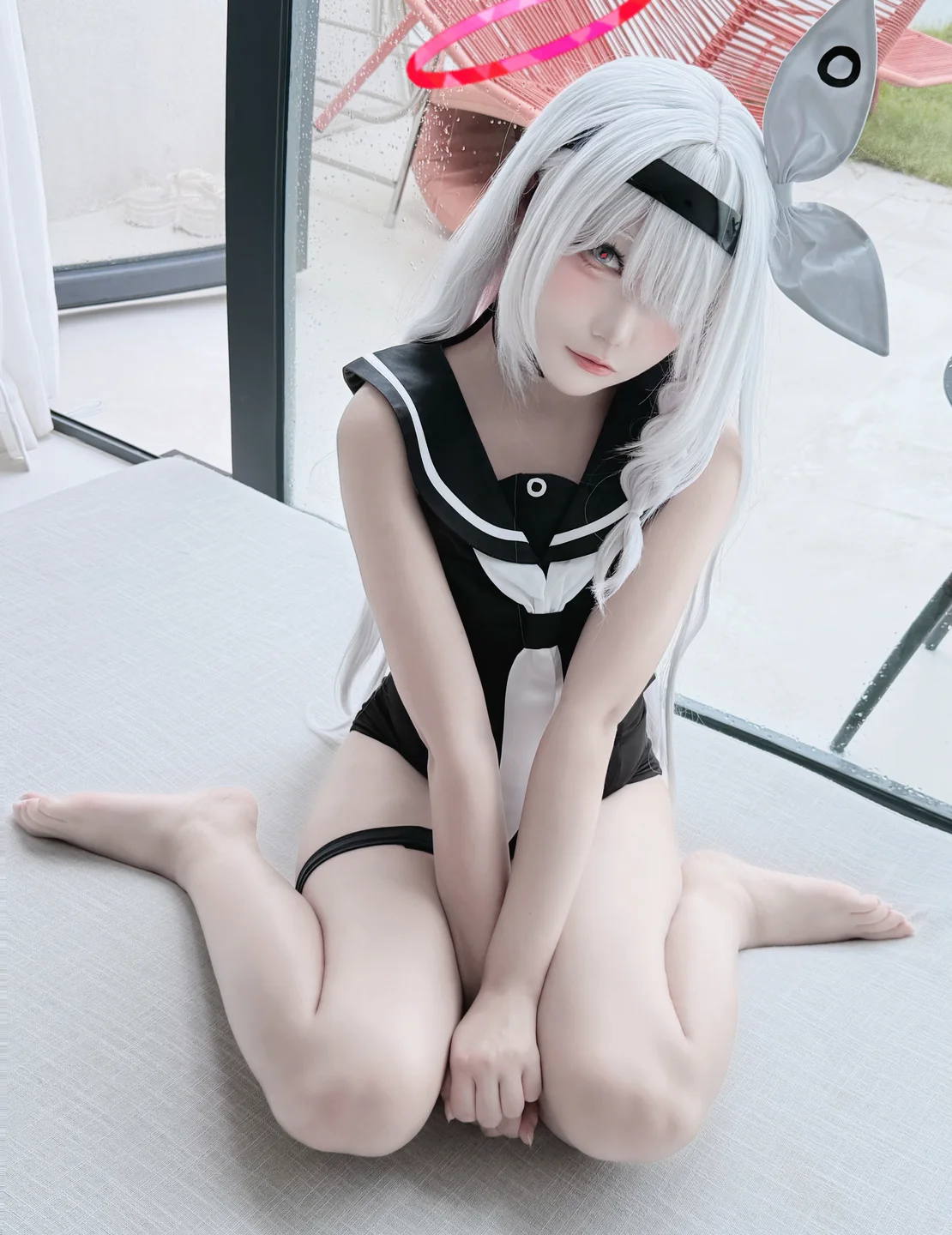 Coser@Zhui Xing Da Cong Ming No.002 Zhuixing Plana Swimsuit Cosplay Feb (48 photos) - Zhui Xing Da Cong Ming (坠星大聪明) - Photo 47 of 48