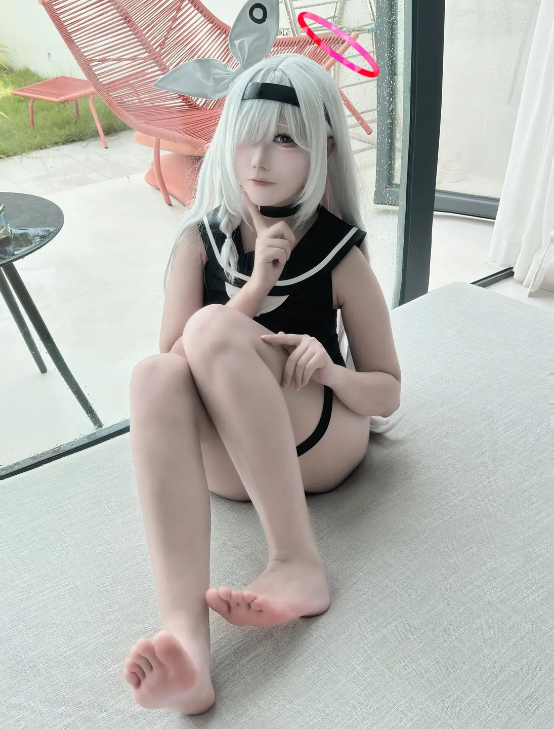 Coser@Zhui Xing Da Cong Ming No.002 Zhuixing Plana Swimsuit Cosplay Feb (48 photos) - Zhui Xing Da Cong Ming (坠星大聪明) - Photo 48 of 48