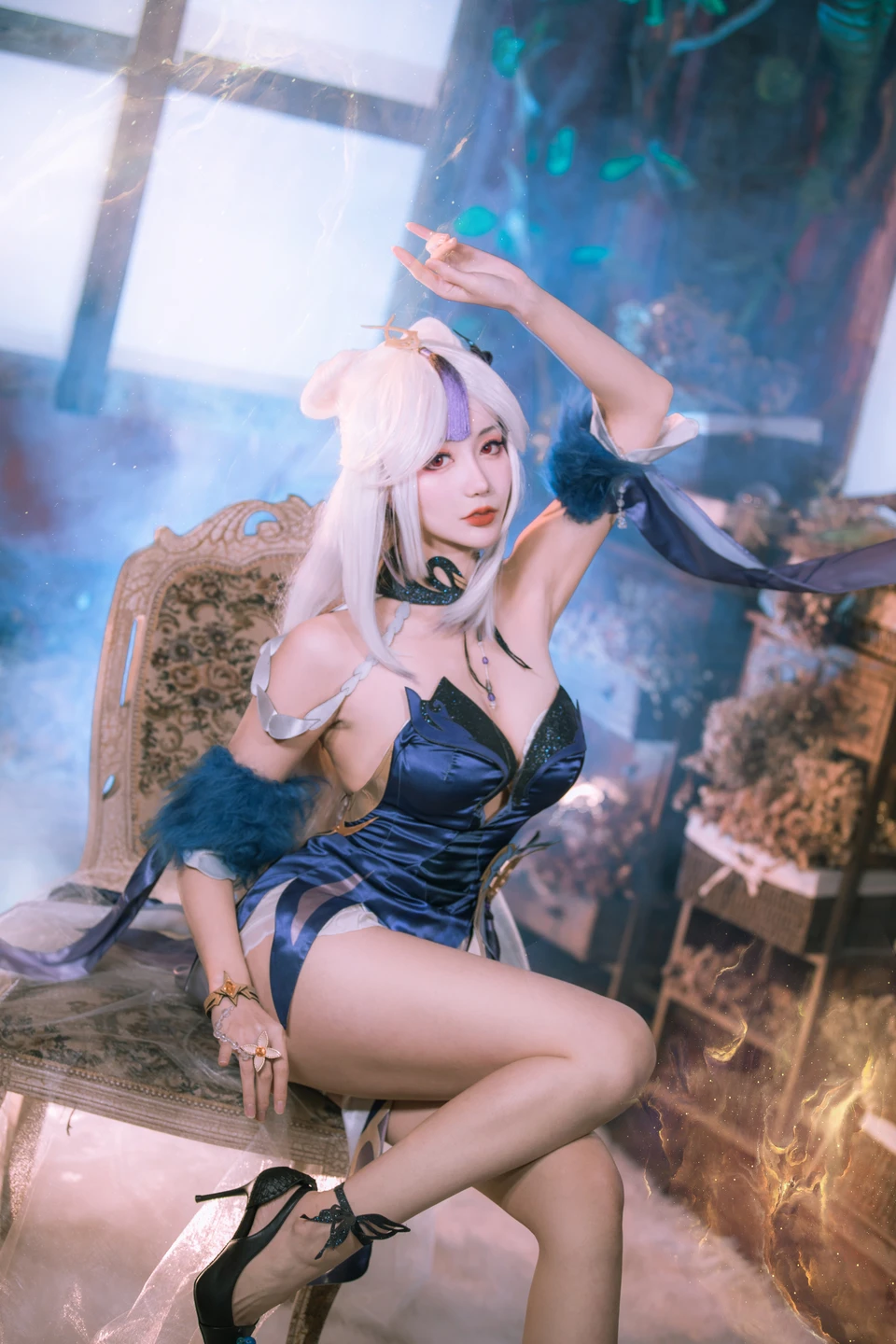 Coser@Ru Yue Hui - Ning Guanglan's Evening Dress (11 photos) - Ru Yue Hui (如月灰) - Photo 1 of 11