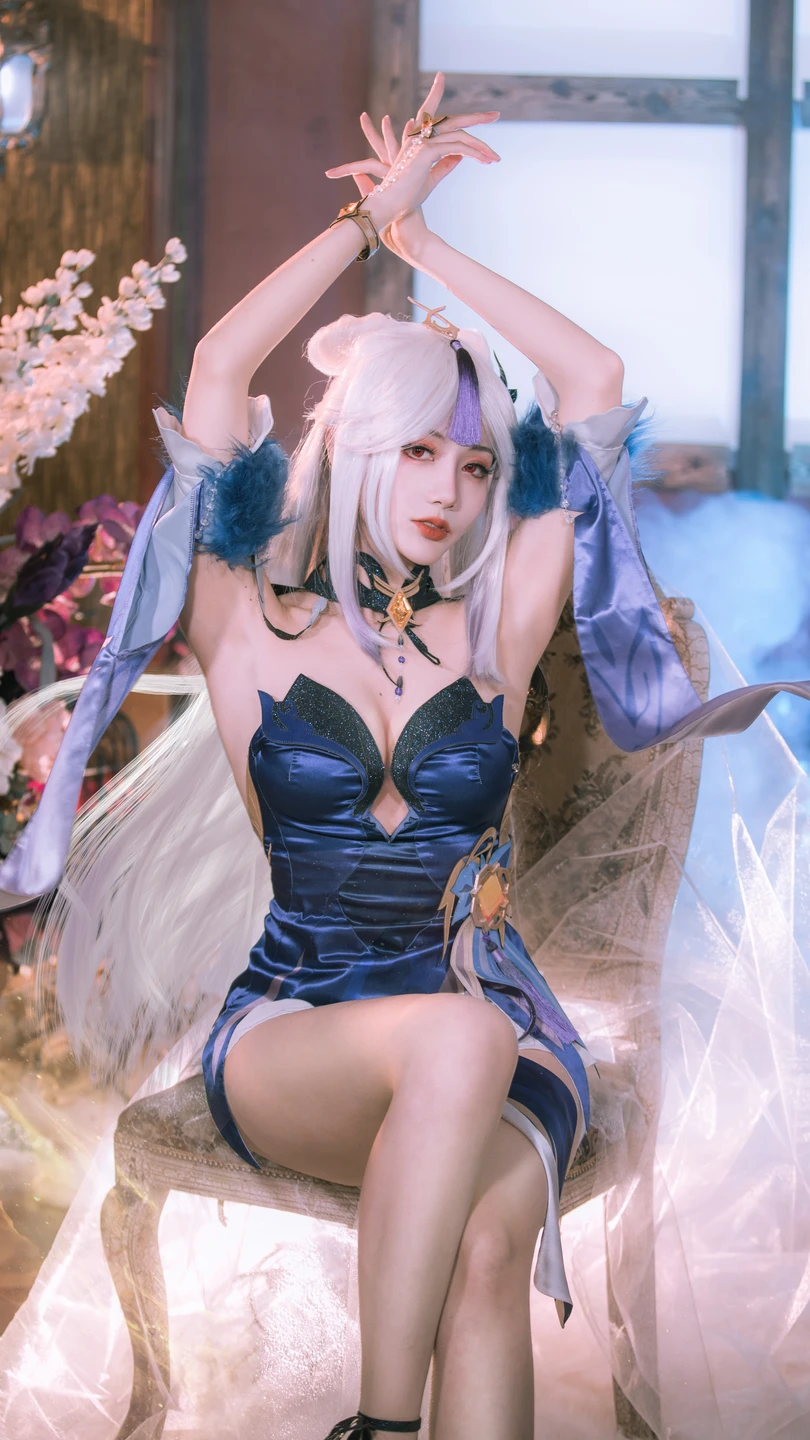 Coser@Ru Yue Hui - Ning Guanglan's Evening Dress (11 photos) - Ru Yue Hui (如月灰) - Photo 2 of 11