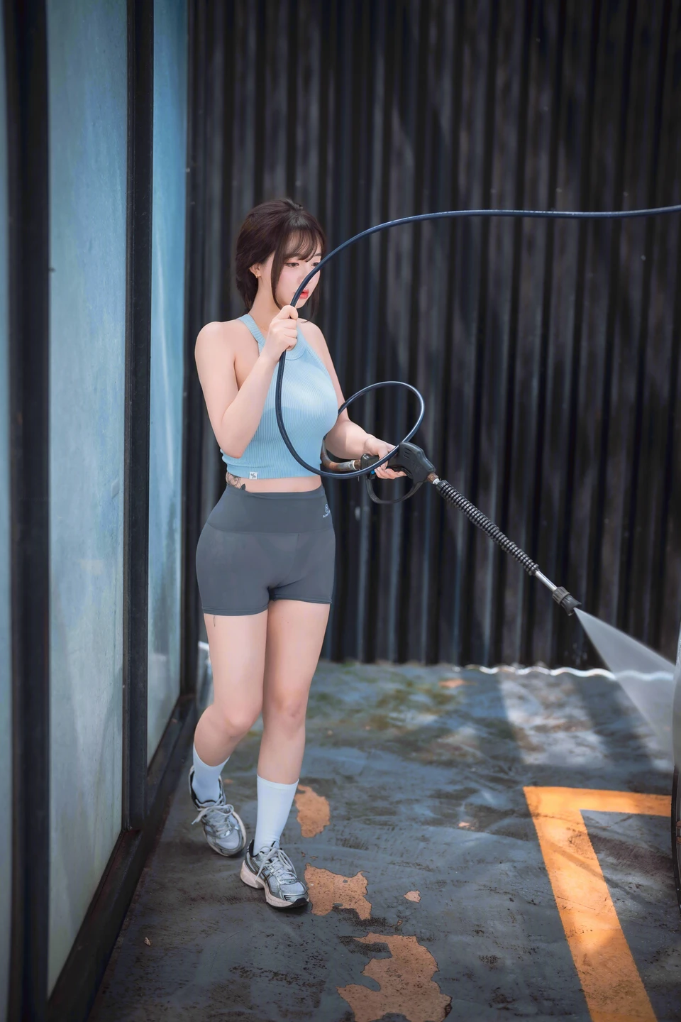 Son Ye Eun 113 DJAWA Photo – Son Ye Eun Wash My Car 171P 1 (171 photos)