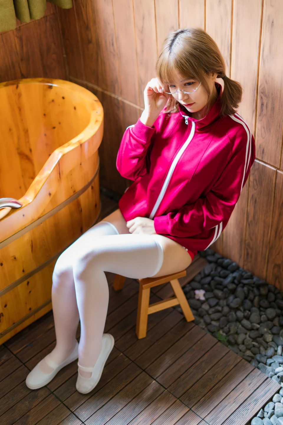 Kogura Chiyo w NO.005 Red Gymnastic Suit (48 photos) - Xiao Cang Qian Dai W (小仓千代w) - Photo 5 of 48