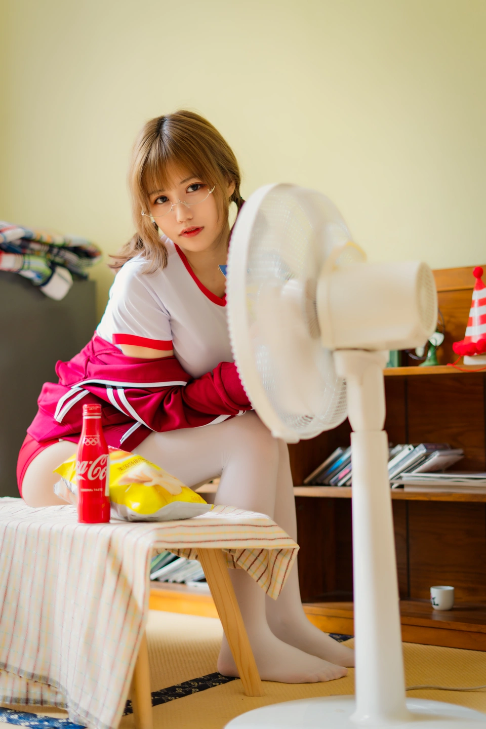 Kogura Chiyo w NO.005 Red Gymnastic Suit (48 photos) - Xiao Cang Qian Dai W (小仓千代w) - Photo 19 of 48