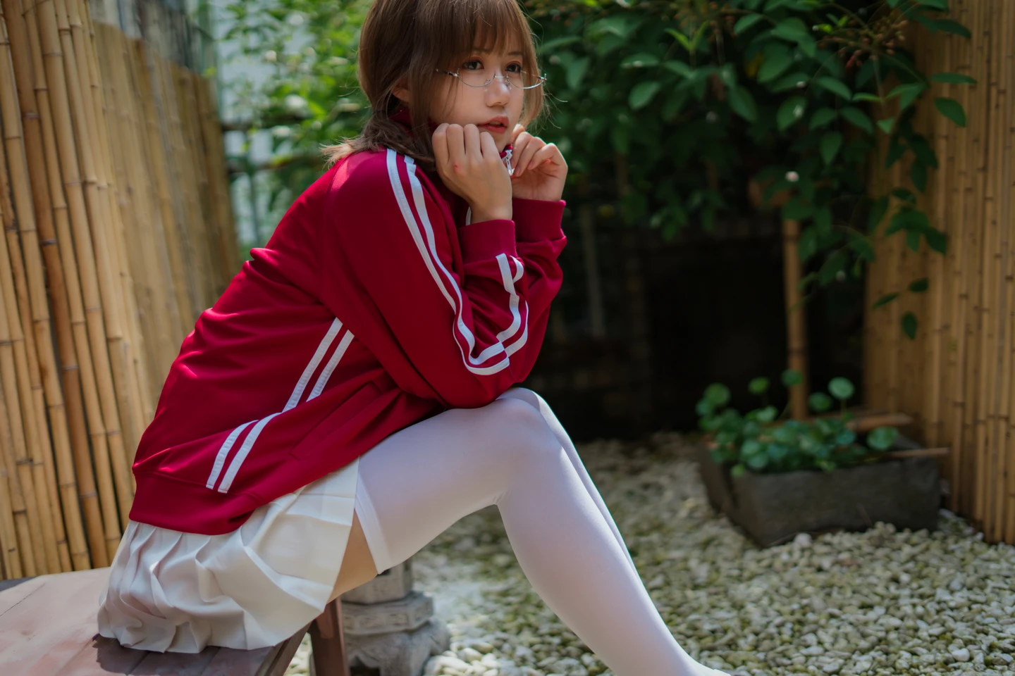Kogura Chiyo w NO.005 Red Gymnastic Suit (48 photos) - Xiao Cang Qian Dai W (小仓千代w) - Photo 25 of 48