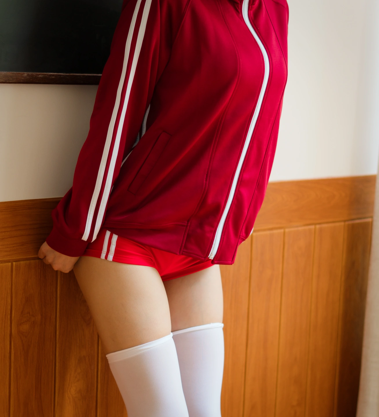 Kogura Chiyo w NO.005 Red Gymnastic Suit (48 photos) - Xiao Cang Qian Dai W (小仓千代w) - Photo 37 of 48