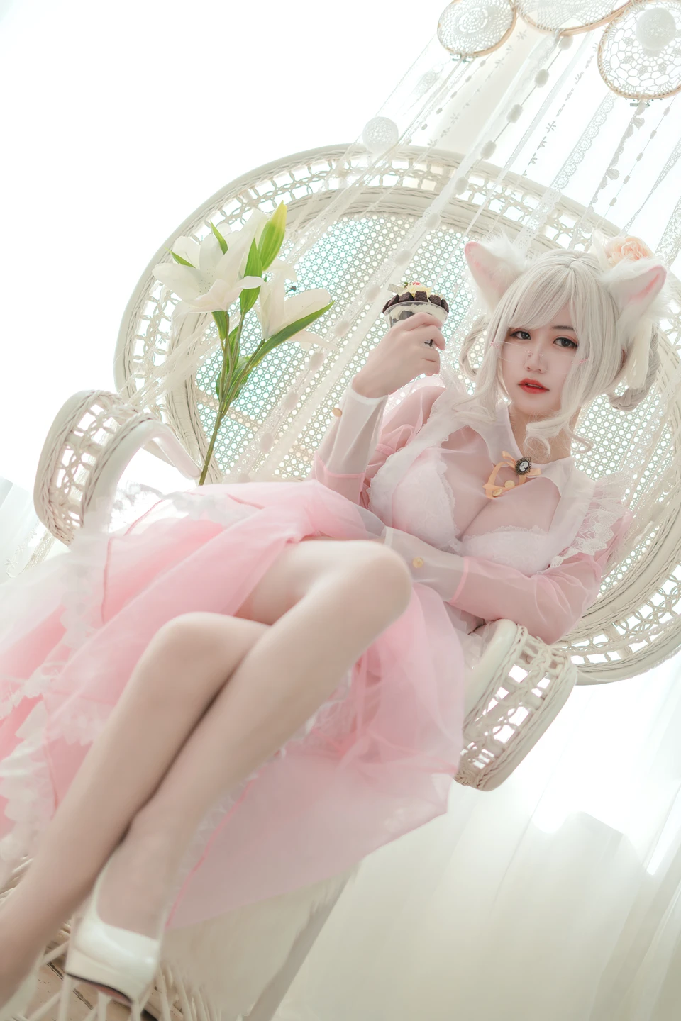 Kogane Chiyoda NO.007 Transparent Maid Pink (25 photos) - Xiao Cang Qian Dai W (小仓千代w) - Photo 4 of 25