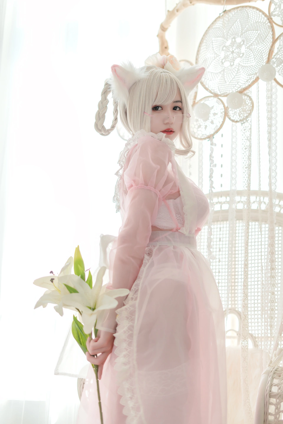 Kogane Chiyoda NO.007 Transparent Maid Pink (25 photos) - Xiao Cang Qian Dai W (小仓千代w) - Photo 7 of 25
