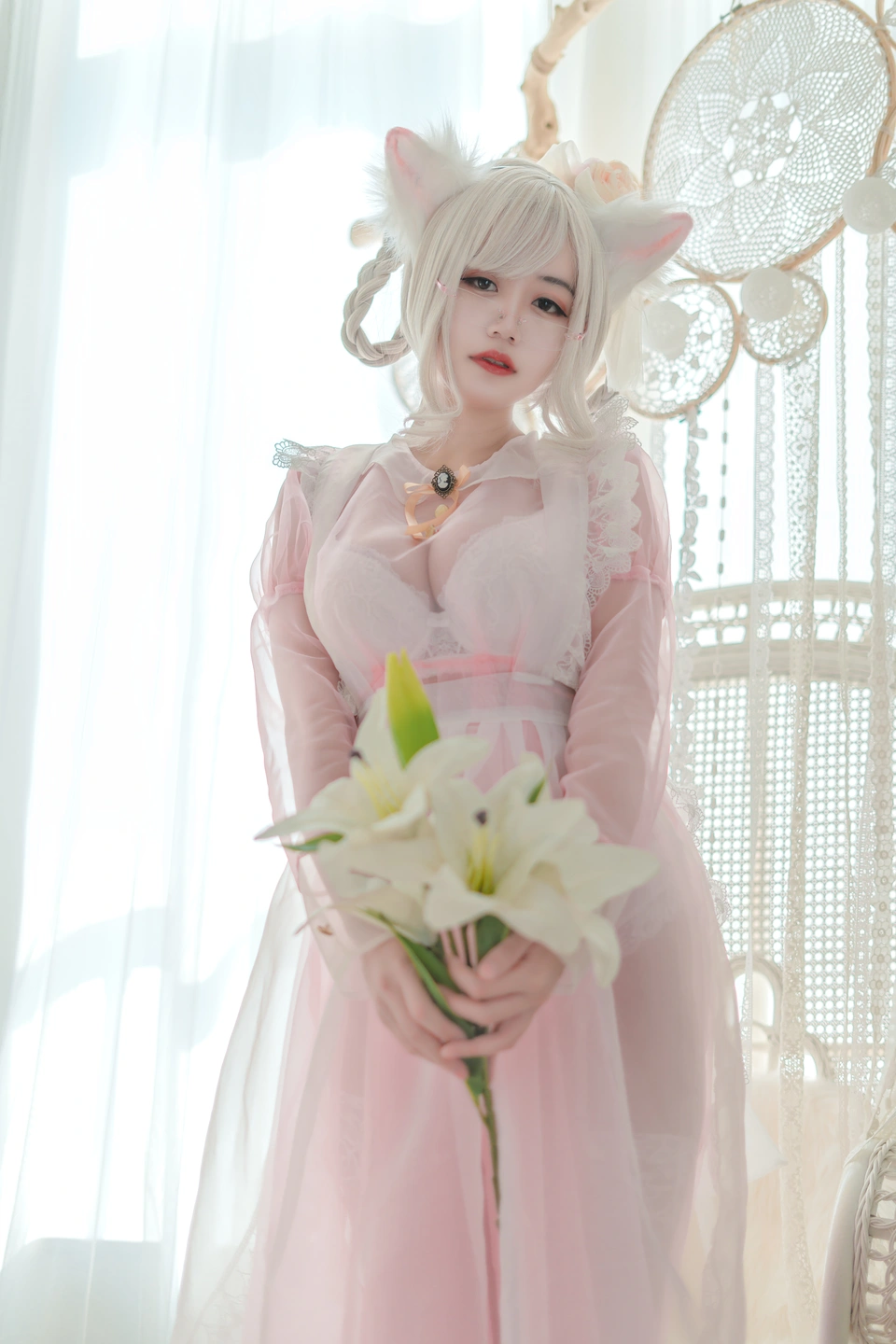 Kogane Chiyoda NO.007 Transparent Maid Pink (25 photos) - Xiao Cang Qian Dai W (小仓千代w) - Photo 9 of 25