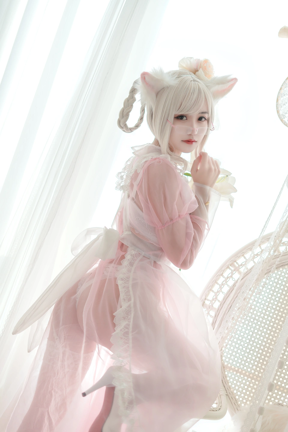 Kogane Chiyoda NO.007 Transparent Maid Pink (25 photos) - Xiao Cang Qian Dai W (小仓千代w) - Photo 12 of 25