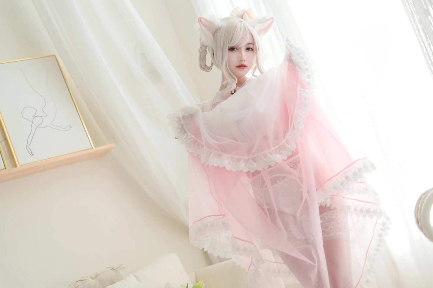 Kogane Chiyoda NO.007 Transparent Maid Pink (25 photos) - Xiao Cang Qian Dai W (小仓千代w) - Photo 16 of 25