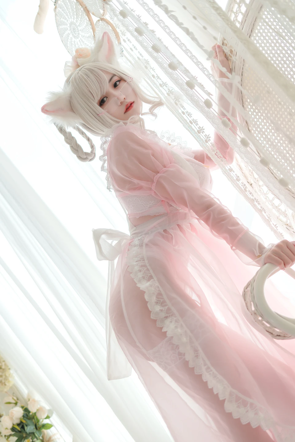 Kogane Chiyoda NO.007 Transparent Maid Pink (25 photos) - Xiao Cang Qian Dai W (小仓千代w) - Photo 17 of 25