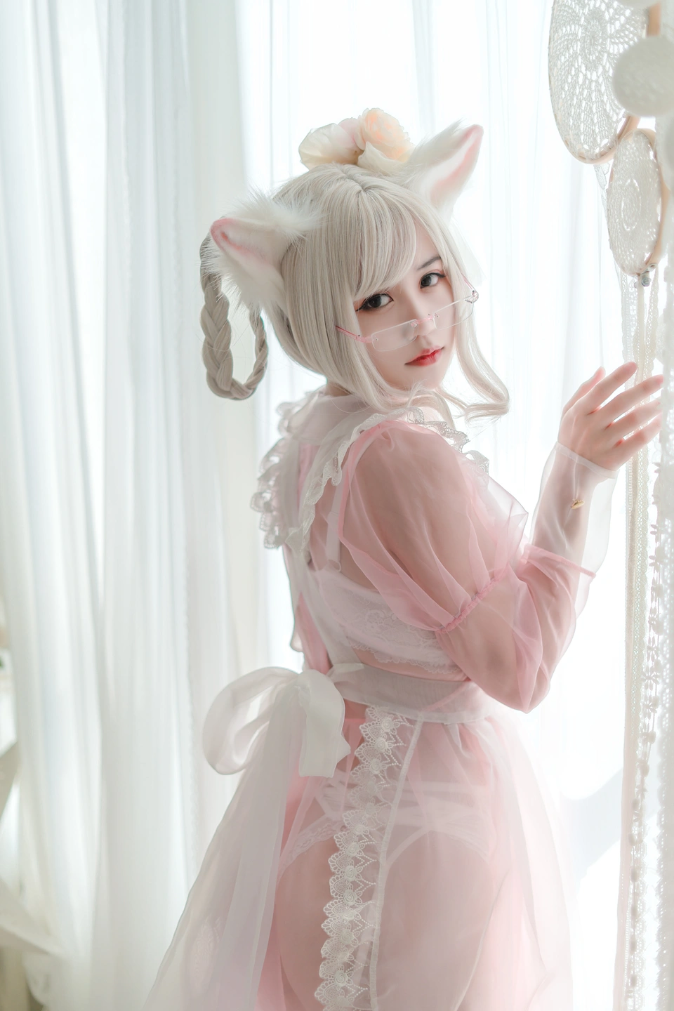Kogane Chiyoda NO.007 Transparent Maid Pink (25 photos) - Xiao Cang Qian Dai W (小仓千代w) - Photo 18 of 25