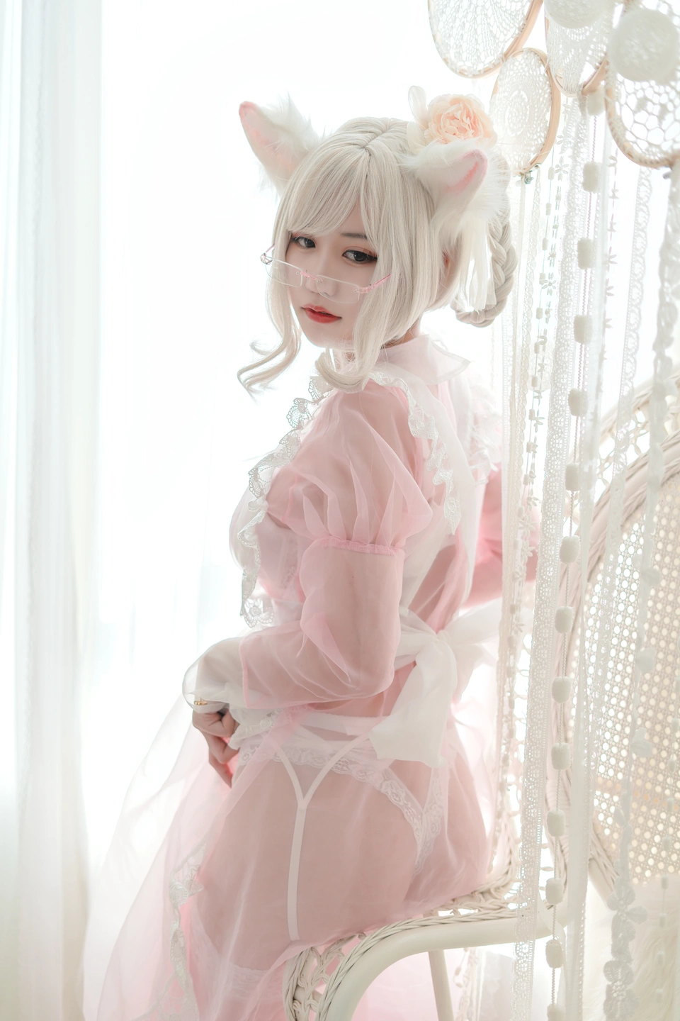 Kogane Chiyoda NO.007 Transparent Maid Pink (25 photos) - Xiao Cang Qian Dai W (小仓千代w) - Photo 19 of 25