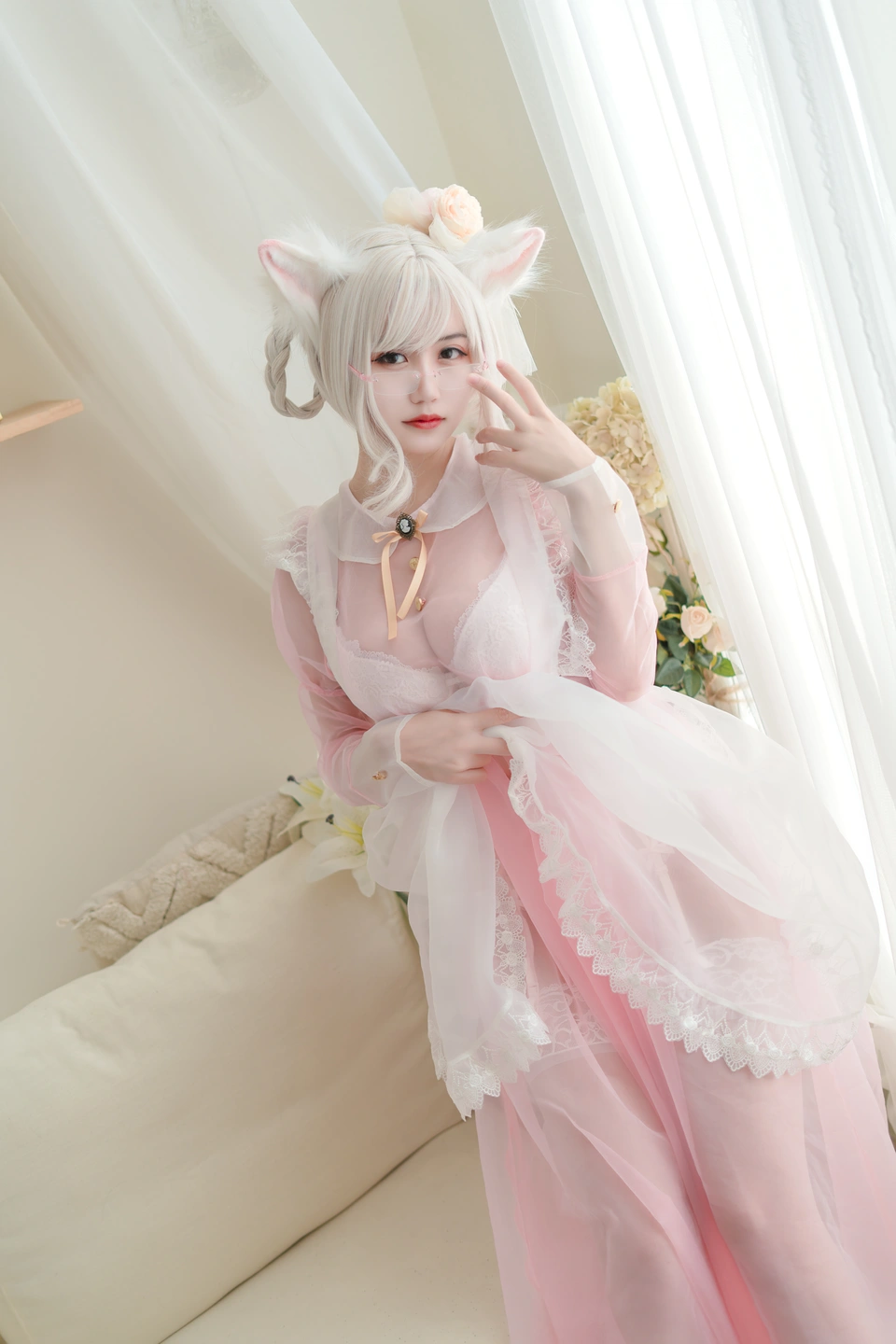 Kogane Chiyoda NO.007 Transparent Maid Pink (25 photos) - Xiao Cang Qian Dai W (小仓千代w) - Photo 20 of 25