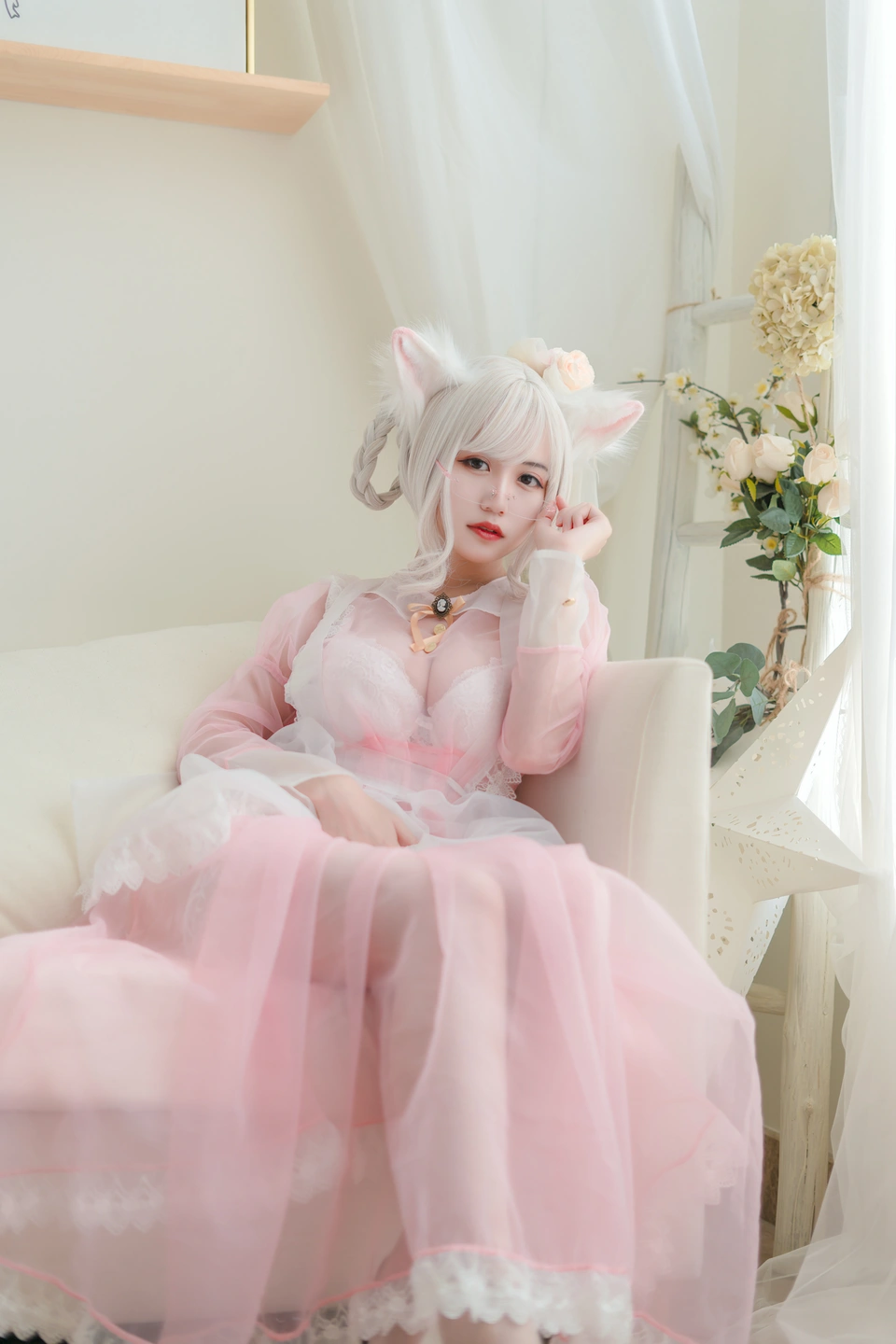 Kogane Chiyoda NO.007 Transparent Maid Pink (25 photos) - Xiao Cang Qian Dai W (小仓千代w) - Photo 22 of 25