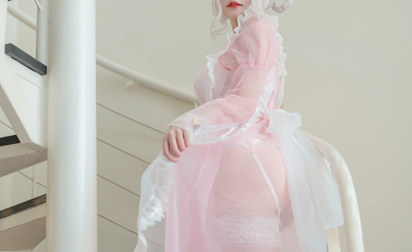 Kogane Chiyoda NO.007 Transparent Maid Pink (25 photos) - Xiao Cang Qian Dai W (小仓千代w) - Photo 25 of 25