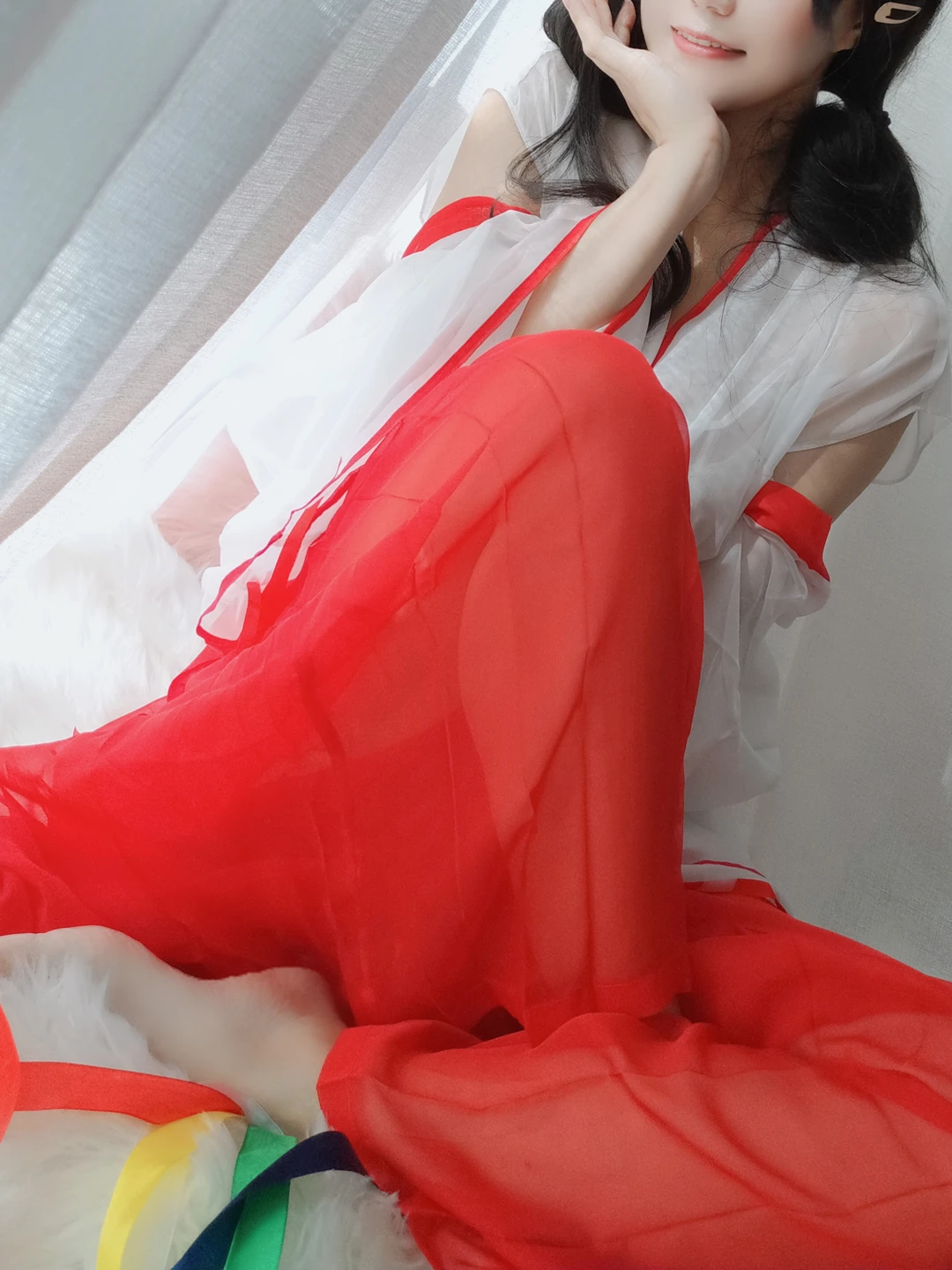Kagura Chiyo w No.008 A Little Off-Beat Miko (34 photos) - Xiao Cang Qian Dai W (小仓千代w) - Photo 12 of 34