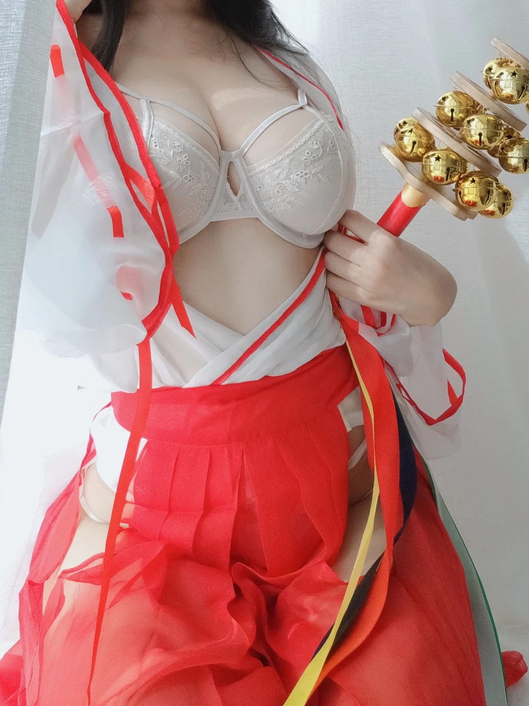 Kagura Chiyo w No.008 A Little Off-Beat Miko (34 photos) - Xiao Cang Qian Dai W (小仓千代w) - Photo 23 of 34