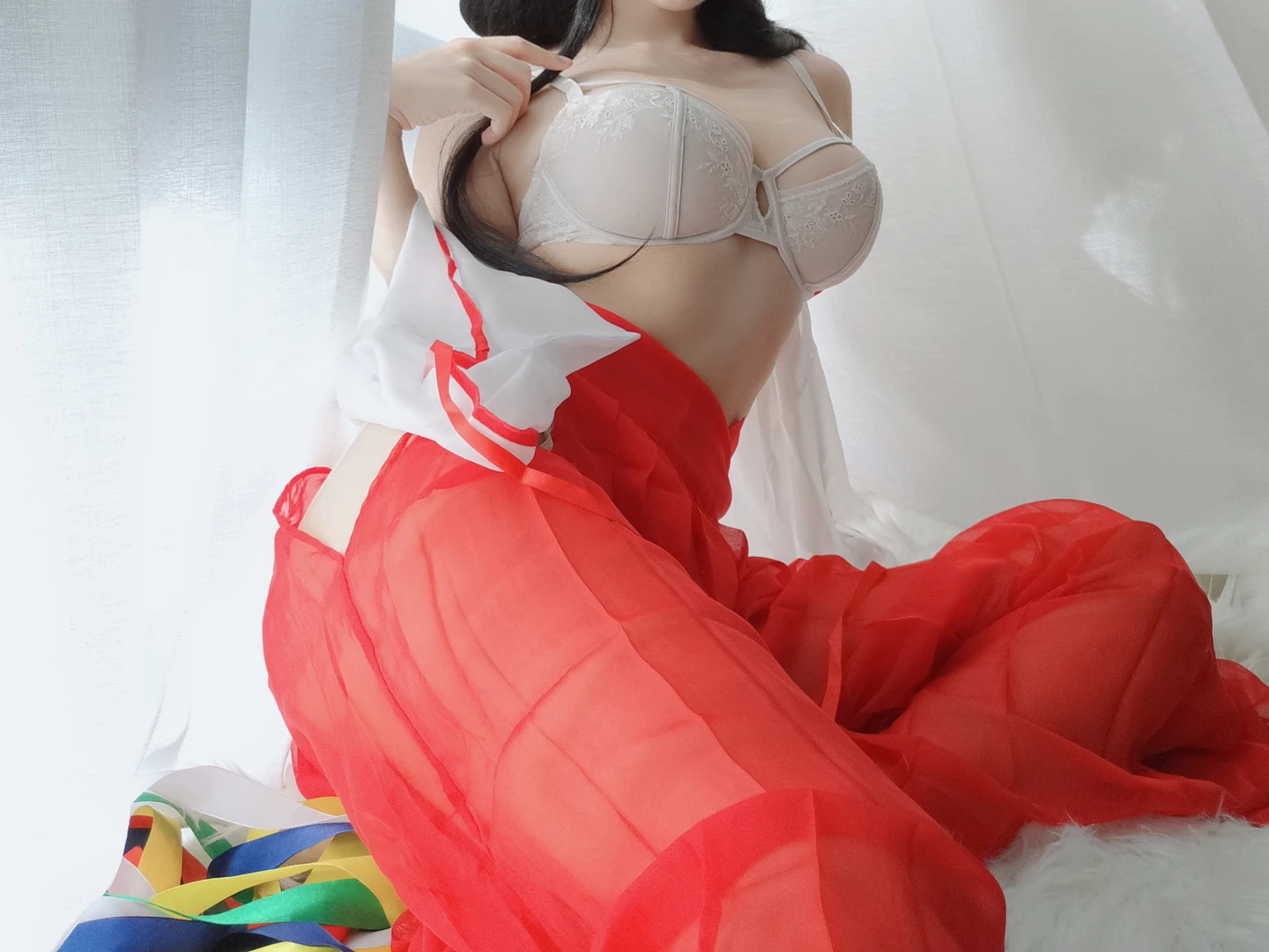 Kogura Chiyo w No.013 Miko DLC (31 photos) - Xiao Cang Qian Dai W (小仓千代w) - Photo 20 of 31