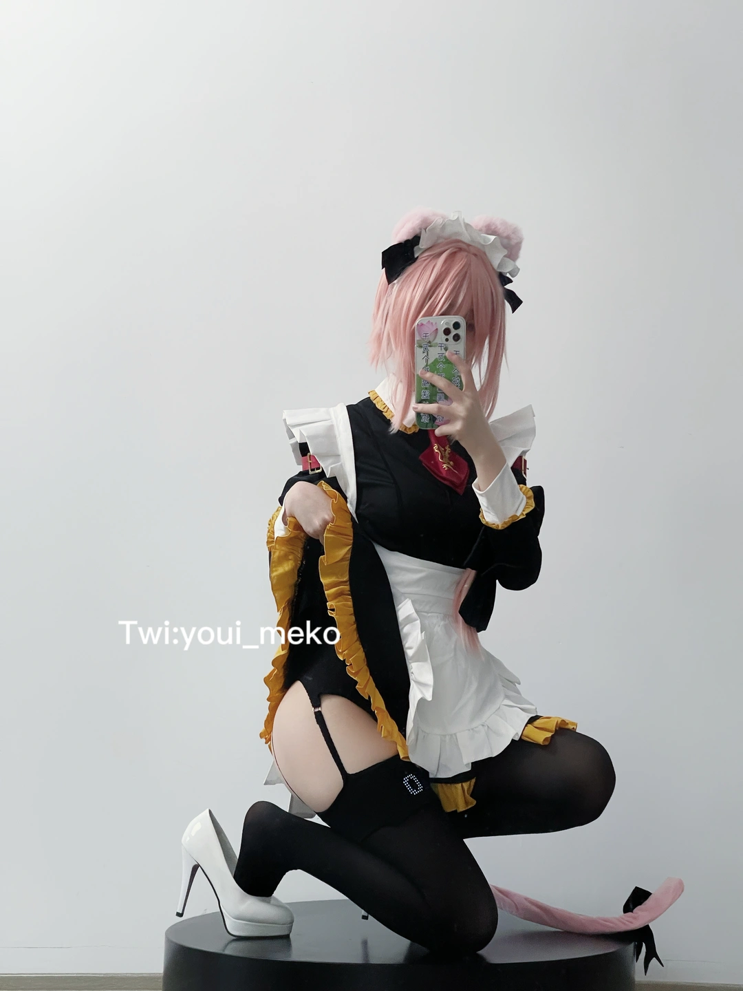 Youmeko - No.030 Astolfo Maid (56 photos) - A Si Tuo Er Fu Nu Pu (阿斯托尔福女仆) - You Ai Youmeko (幼愛Youmeko) - Photo 10 of 56