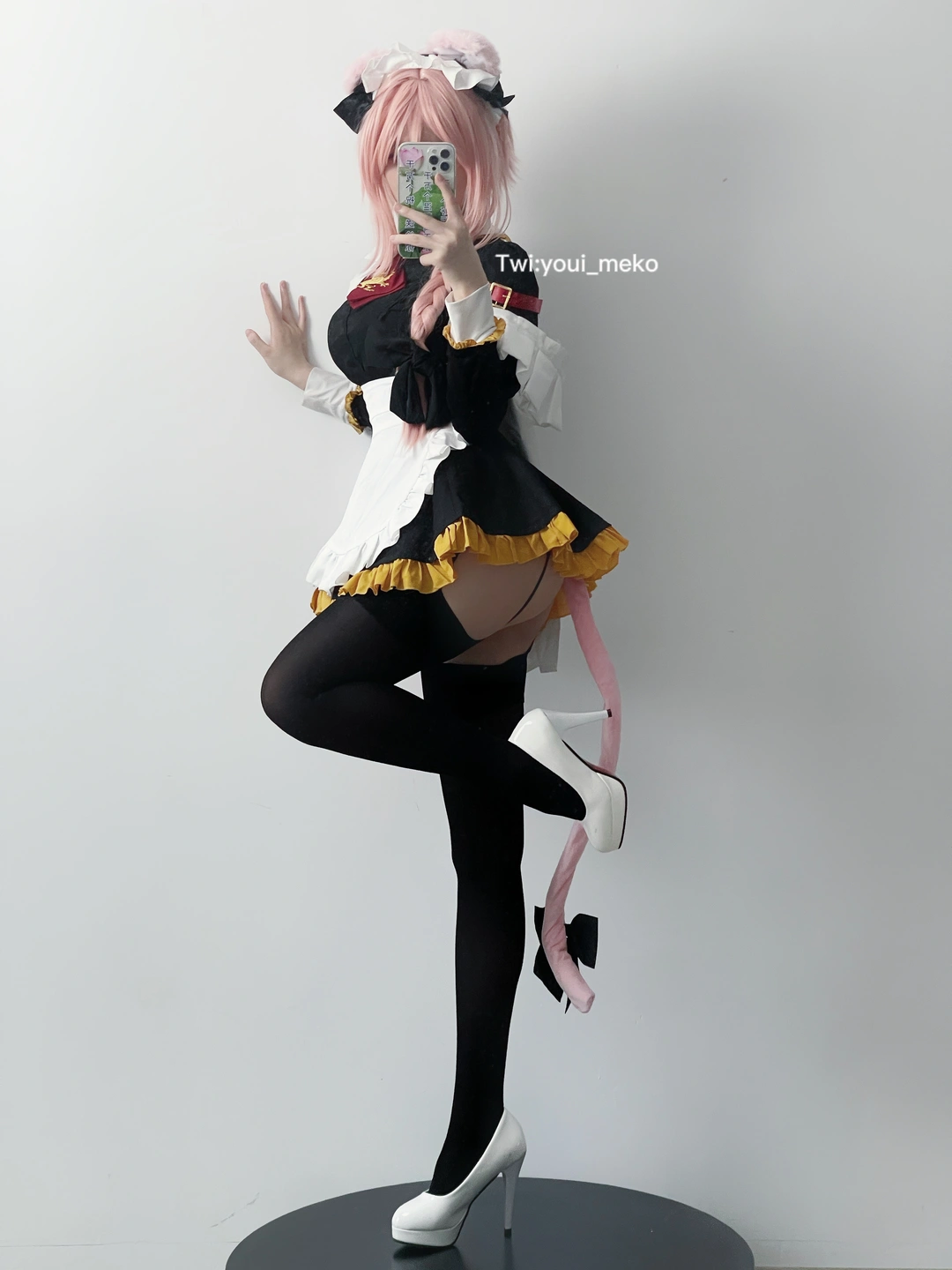 Youmeko - No.030 Astolfo Maid (56 photos) - A Si Tuo Er Fu Nu Pu (阿斯托尔福女仆) - You Ai Youmeko (幼愛Youmeko) - Photo 12 of 56