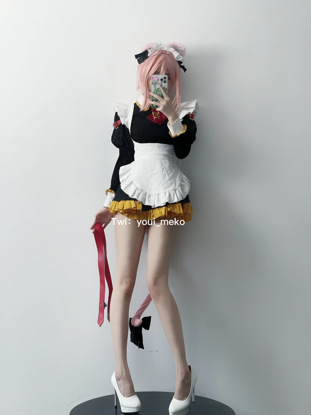 Youmeko - No.030 Astolfo Maid (56 photos) - A Si Tuo Er Fu Nu Pu (阿斯托尔福女仆) - You Ai Youmeko (幼愛Youmeko) - Photo 14 of 56