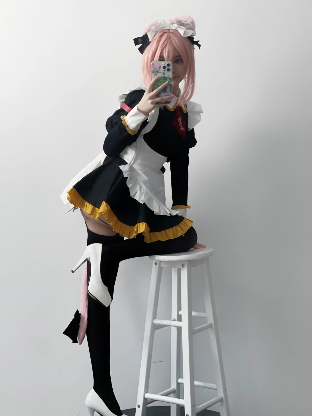 Youmeko - No.030 Astolfo Maid (56 photos) - A Si Tuo Er Fu Nu Pu (阿斯托尔福女仆) - You Ai Youmeko (幼愛Youmeko) - Photo 32 of 56