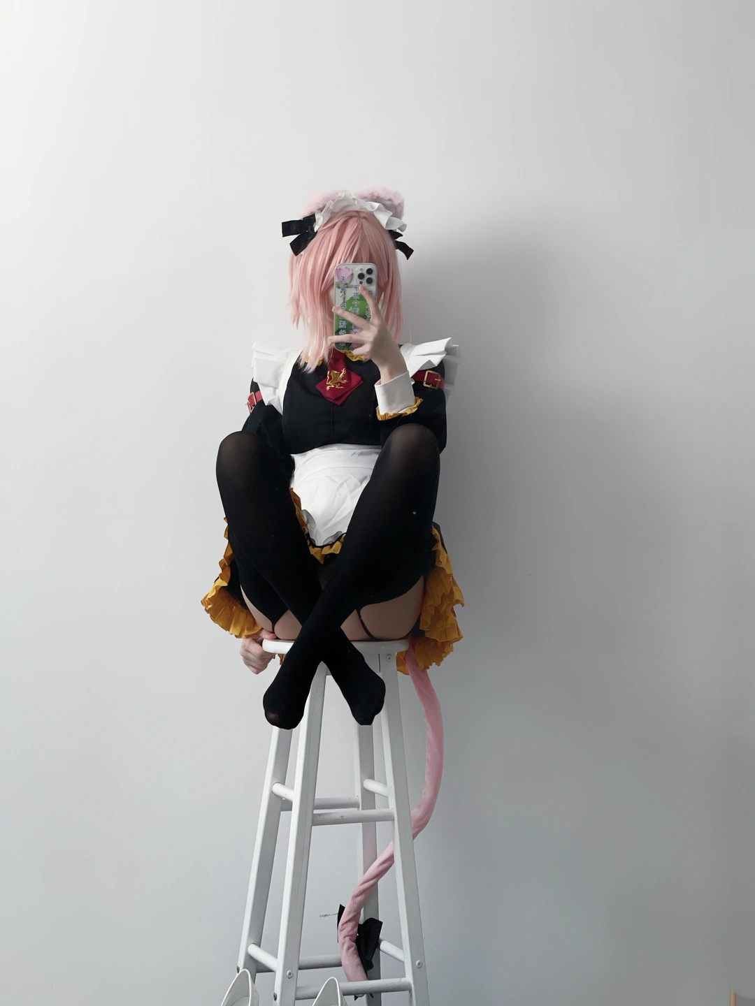 Youmeko - No.030 Astolfo Maid (56 photos) - A Si Tuo Er Fu Nu Pu (阿斯托尔福女仆) - You Ai Youmeko (幼愛Youmeko) - Photo 56 of 56
