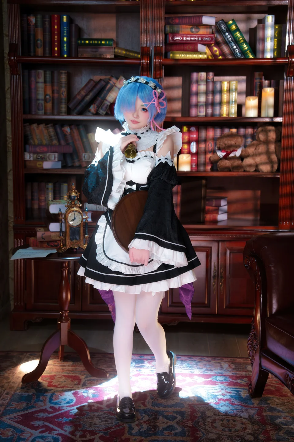 Coser@幼水铃衣 - No.017 Rem - ReZero (108 photos + 1 videos) - You Shui Ling Yi (幼水铃衣) - Photo 3 of 108