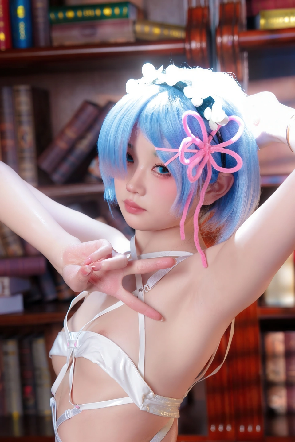 Coser@幼水铃衣 - No.017 Rem - ReZero (108 photos + 1 videos) - You Shui Ling Yi (幼水铃衣) - Photo 39 of 108