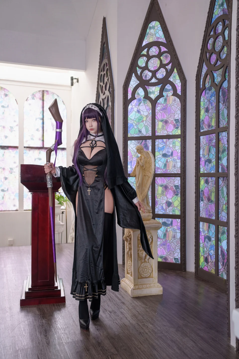 Coser@Bao Zou Mo Zi Aa No.088 Frieren: Beyond Journey's End Fern Nun (81 photos + 7 videos) - Bao Zou Mo Zi Aa (抱走莫子aa) - Photo 1 of 81