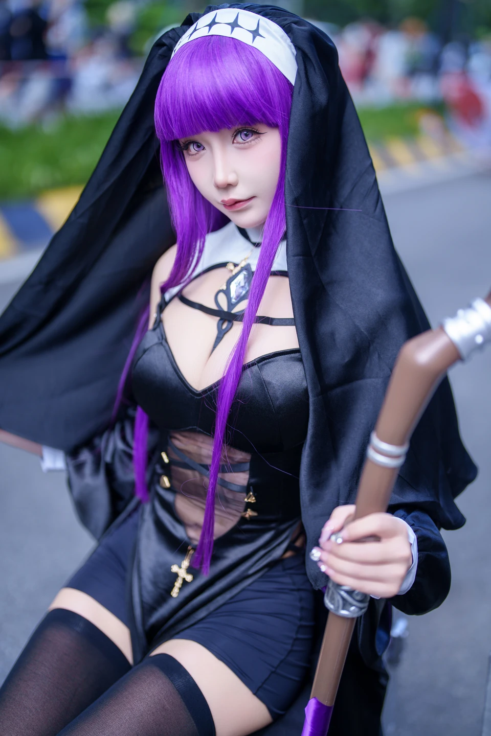 Coser@Bao Zou Mo Zi Aa No.088 Frieren: Beyond Journey's End Fern Nun (81 photos + 7 videos) - Bao Zou Mo Zi Aa (抱走莫子aa) - Photo 67 of 81