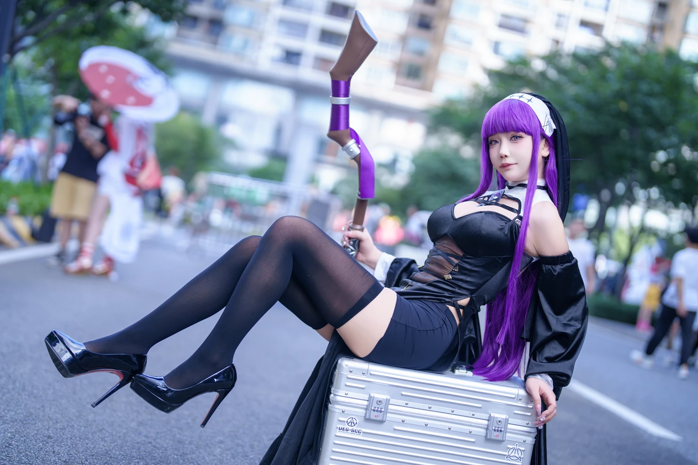 Coser@Bao Zou Mo Zi Aa No.088 Frieren: Beyond Journey's End Fern Nun (81 photos + 7 videos) - Bao Zou Mo Zi Aa (抱走莫子aa) - Photo 71 of 81