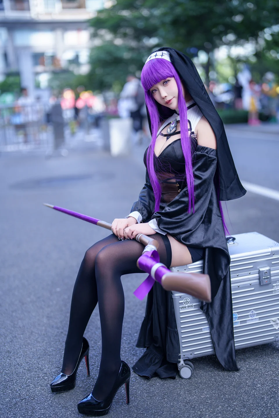 Coser@Bao Zou Mo Zi Aa No.088 Frieren: Beyond Journey's End Fern Nun (81 photos + 7 videos) - Bao Zou Mo Zi Aa (抱走莫子aa) - Photo 72 of 81