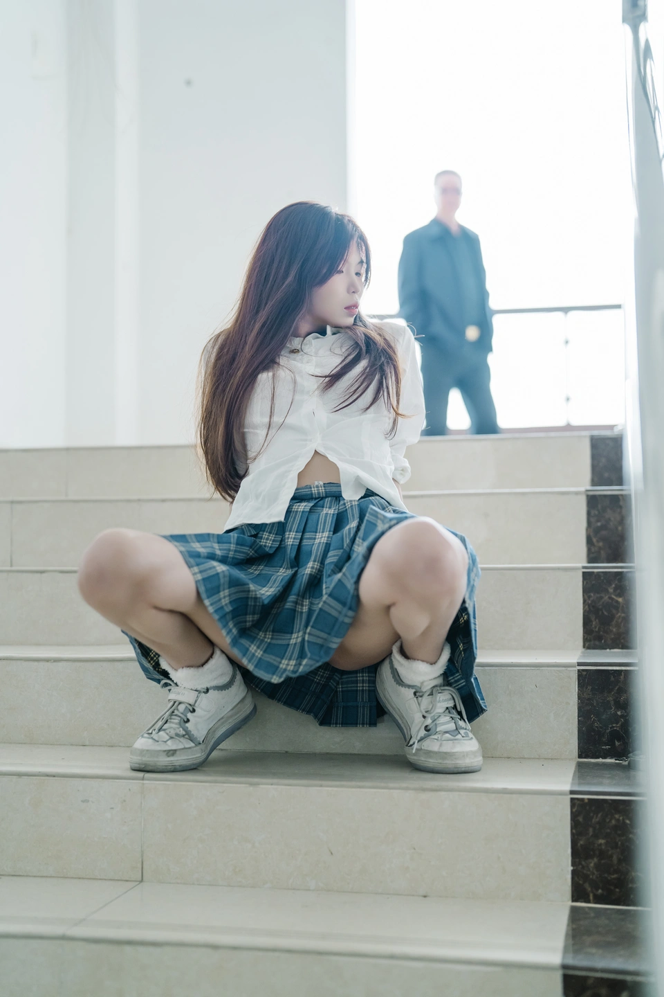 Photographer Lingfan - LuLu JK Self-Pleasure Butt Plug (109 photos) - She Ying Shi Ling Fan (摄影师翎梵) - Photo 8 of 109