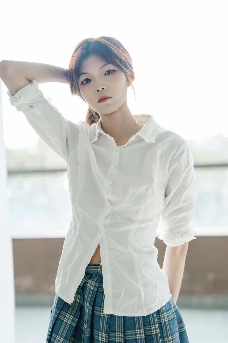 Photographer Lingfan - LuLu JK Self-Pleasure Butt Plug (109 photos) - She Ying Shi Ling Fan (摄影师翎梵) - Photo 11 of 109
