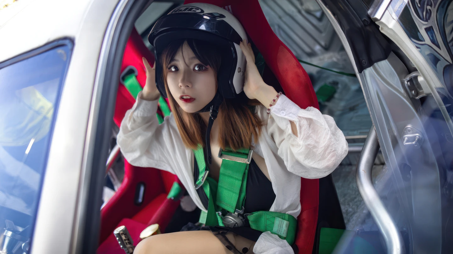[gravure] wu-yan-xiao-tian-shi-wy - Fashion Car Model (30 photos) - Wu Yan Xiao Tian Shi Wy (无颜小天使wy) - Photo 1 of 30