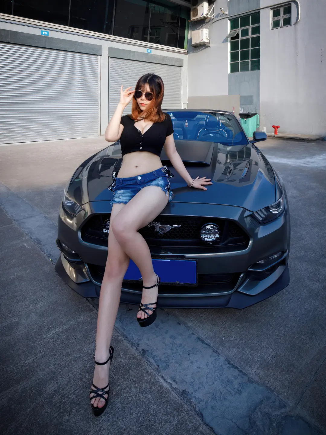 [gravure] wu-yan-xiao-tian-shi-wy - Fashion Car Model (30 photos) - Wu Yan Xiao Tian Shi Wy (无颜小天使wy) - Photo 9 of 30