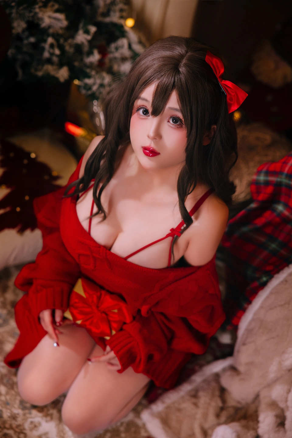 Nai Jiao - Christmas Sweater A+B (98 photos) - Ri Nai Jiao (日奈娇) - Photo 3 of 98