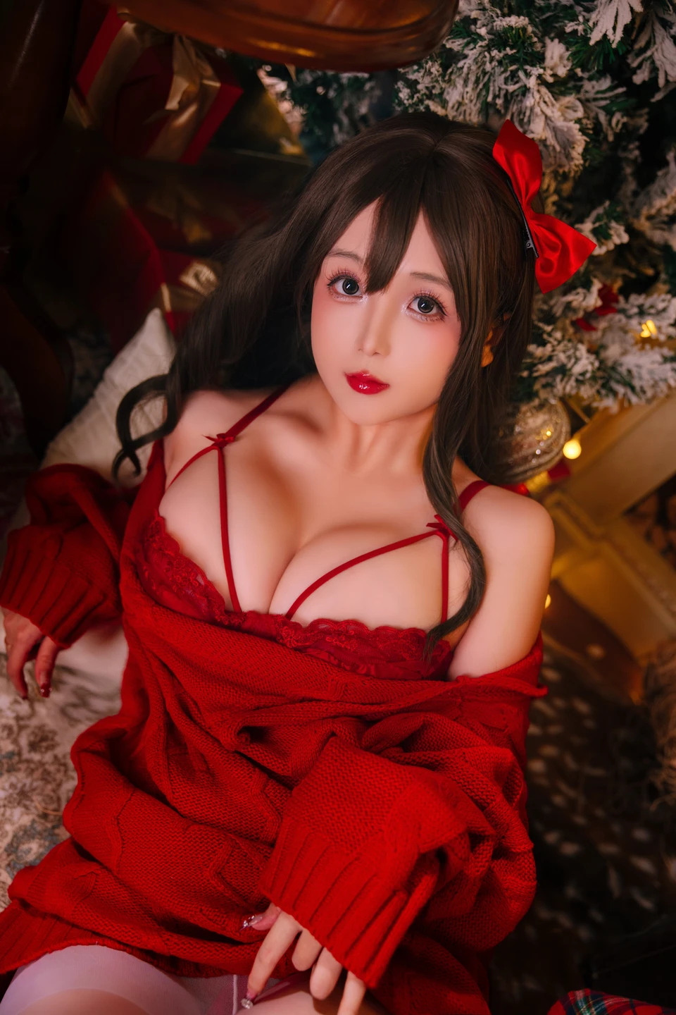 Nai Jiao - Christmas Sweater A+B (98 photos) - Ri Nai Jiao (日奈娇) - Photo 13 of 98