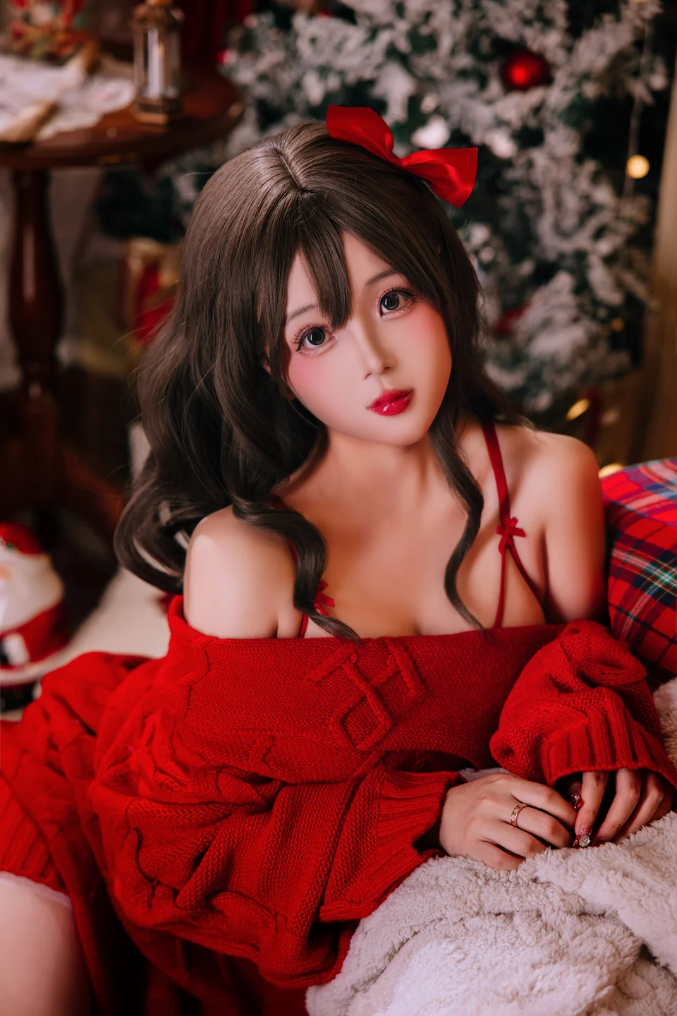 Nai Jiao - Christmas Sweater A+B (98 photos) - Ri Nai Jiao (日奈娇) - Photo 16 of 98