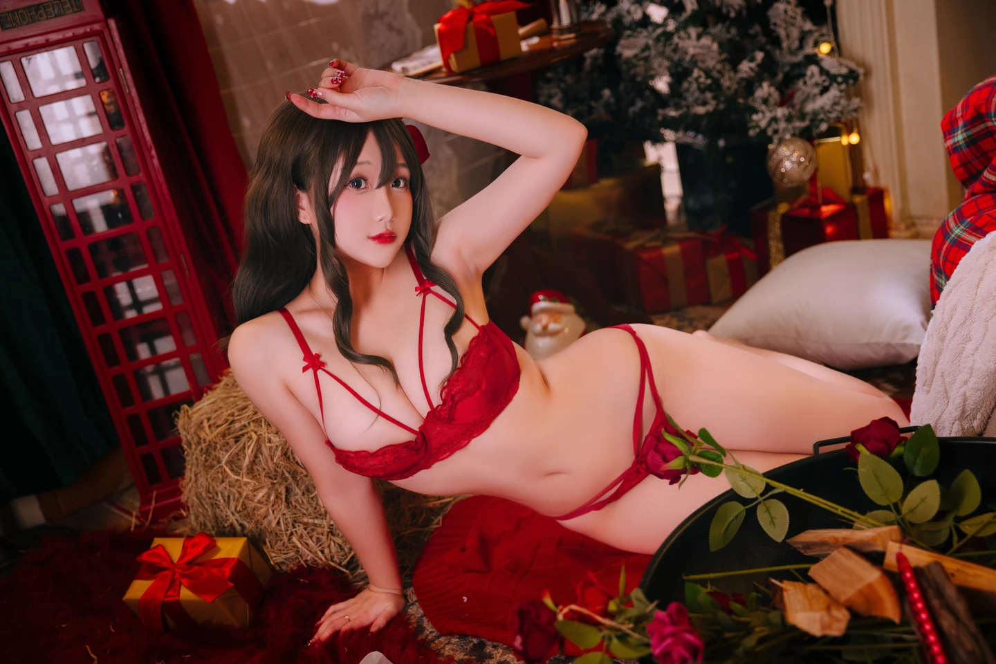 Nai Jiao - Christmas Sweater A+B (98 photos) - Ri Nai Jiao (日奈娇) - Photo 35 of 98