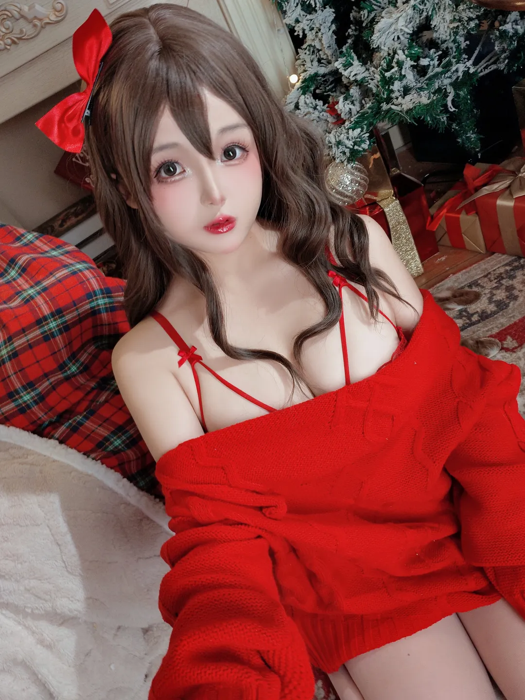 Nai Jiao - Christmas Sweater A+B (98 photos) - Ri Nai Jiao (日奈娇) - Photo 85 of 98