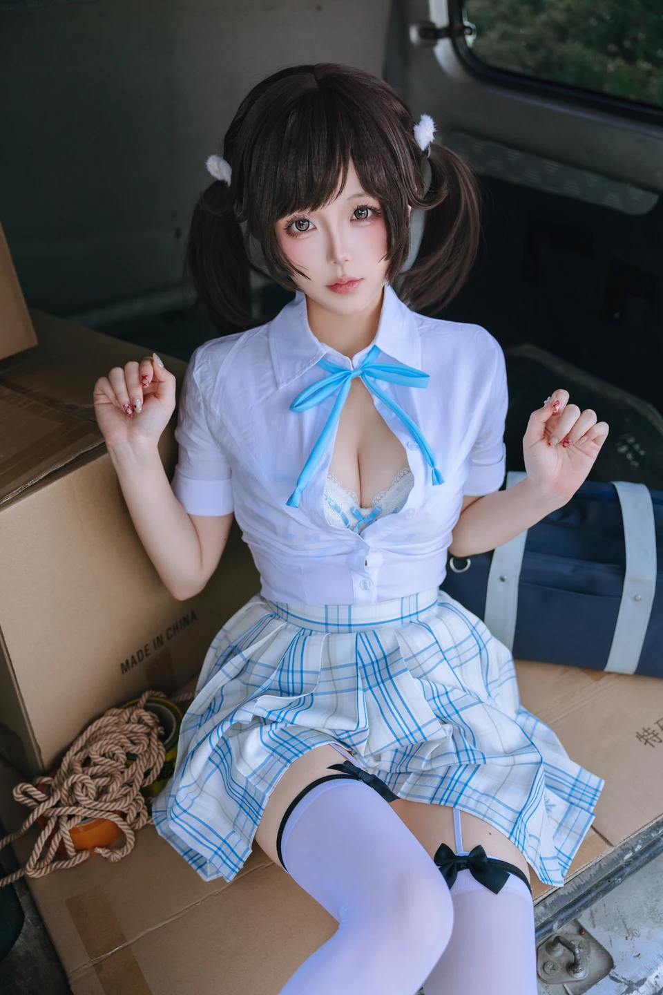 Rina Jiao - Schoolgirl [195P, (195 photos) - Ri Nai Jiao (日奈娇) - Photo 25 of 195