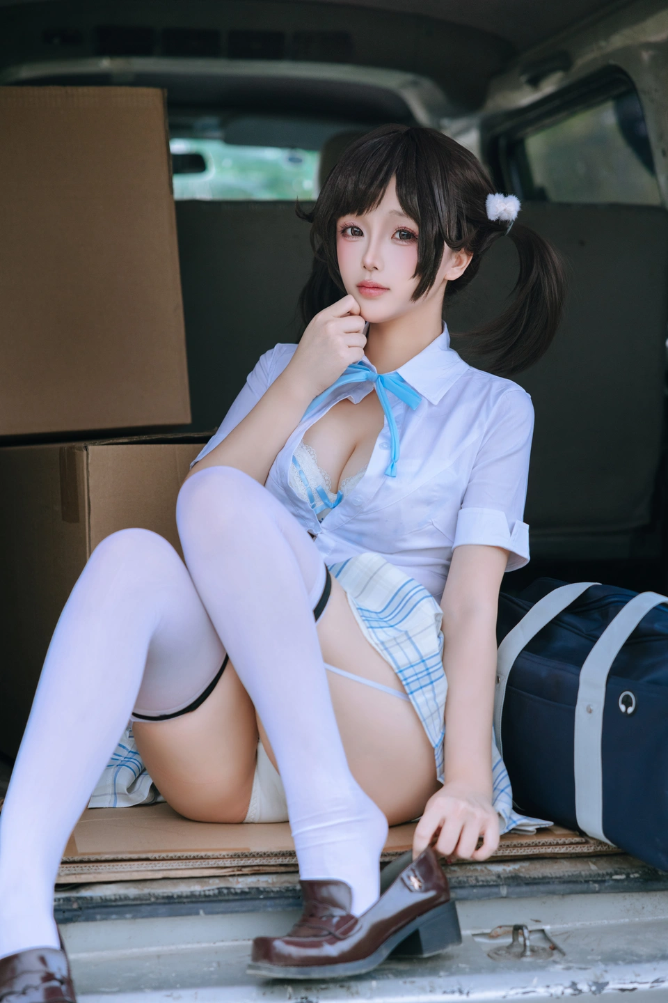 Rina Jiao - Schoolgirl [195P, (195 photos) - Ri Nai Jiao (日奈娇) - Photo 32 of 195