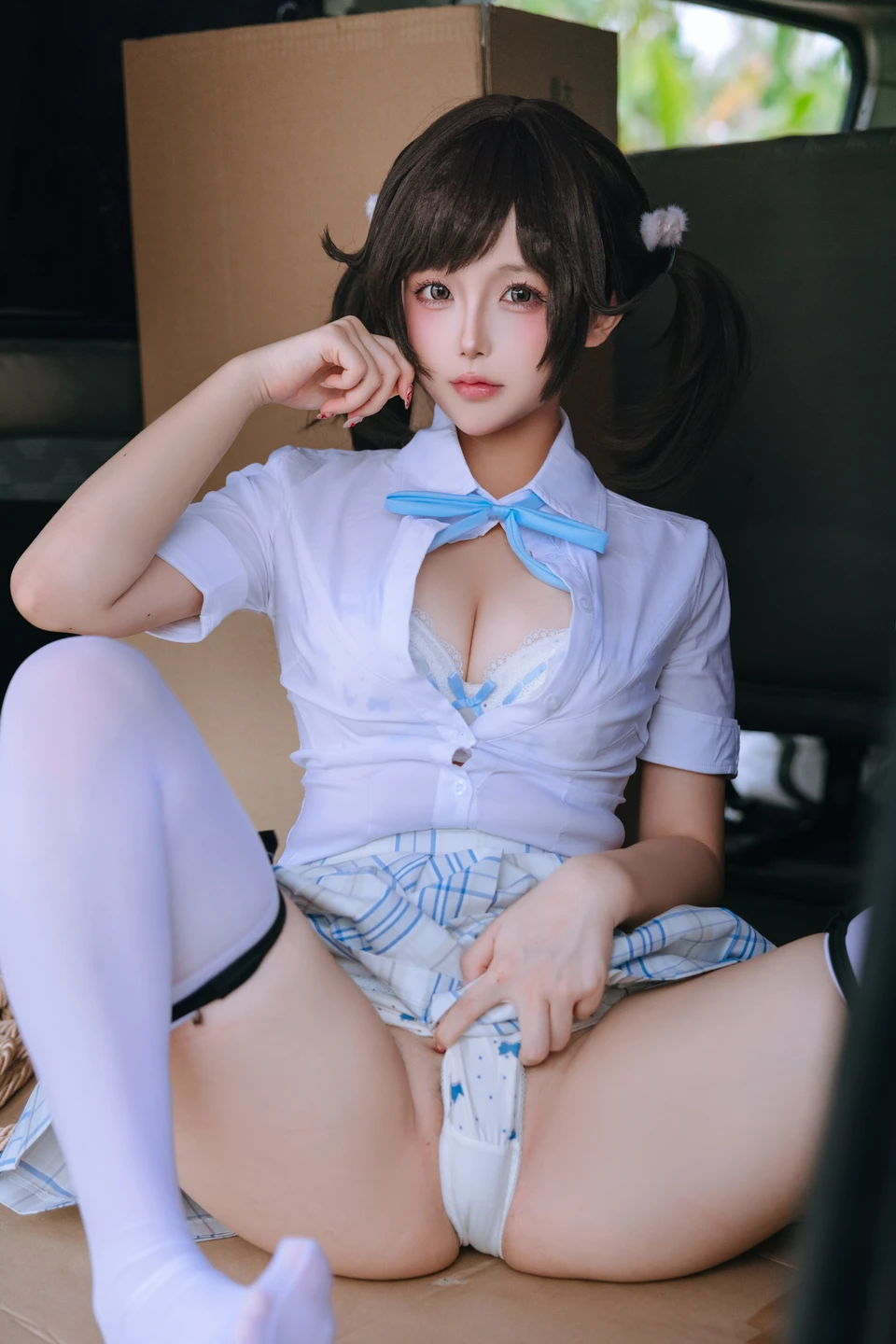 Rina Jiao - Schoolgirl [195P, (195 photos) - Ri Nai Jiao (日奈娇) - Photo 40 of 195
